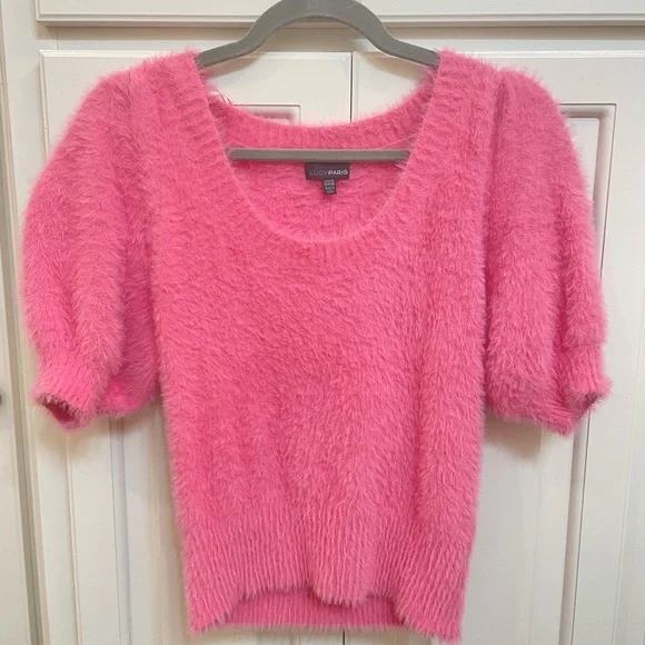 Lucy Paris Sweaters Lucy Paris Puff Sleeve Sweater Poshmark